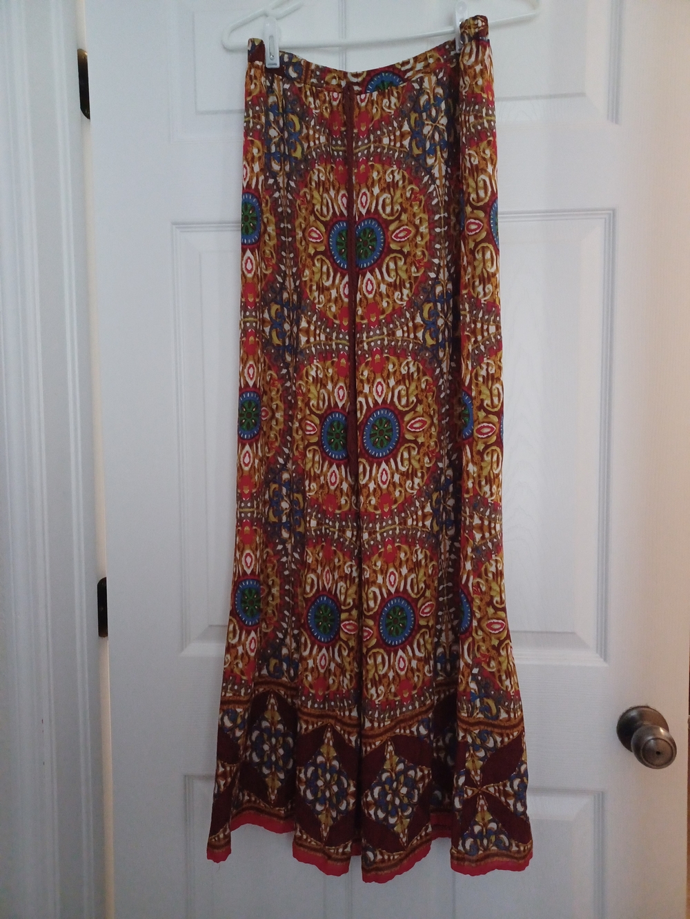 Love Tree Rustic Multi-Color Medallion Maxi Skirt